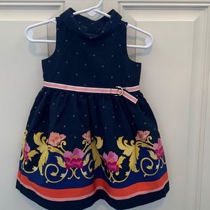 Janie and Jack, Stunning Dress w/ Exceptional Styling, Beautiful Fabric, 6-12M